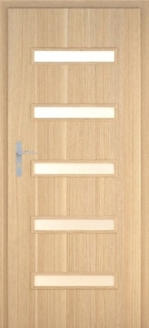 Usa interior Century - Natural oak vertical- model 7