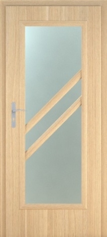 Usa interior Antiope - Natural oak vertical  - model 3