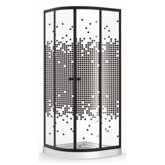 7011 - BLACK MOZAIC 90x90 cm 