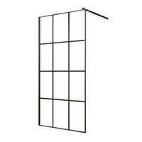 PARAVAN DUS WALK-IN E6A-7C Black Squares 800/1900